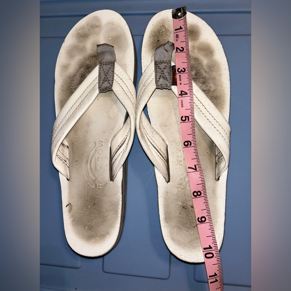 Rainbow Flip Flops